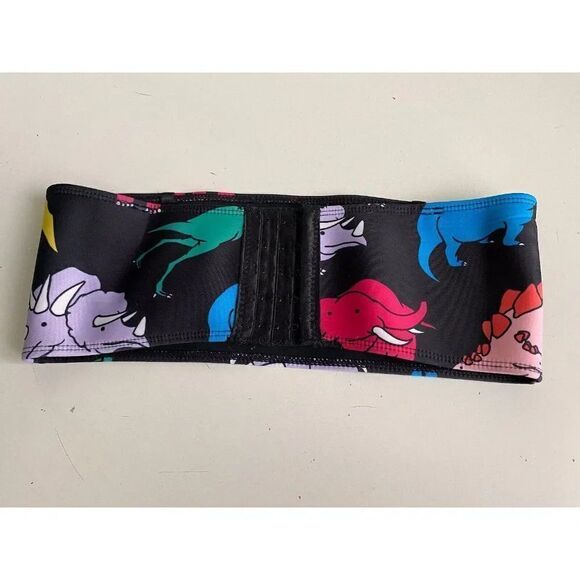 Hoaka X Pony Dinosaur Bikini Top Neoprene Swimsuit Strapless Bandeau Women’s S+ - Picture 2 of 7